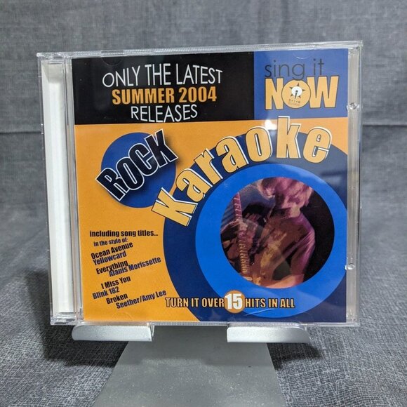 Rock Karaoke Summer 2004 CD Sing It Now 15 Hits Pop Rock Sing Along - Picture 1 of 3